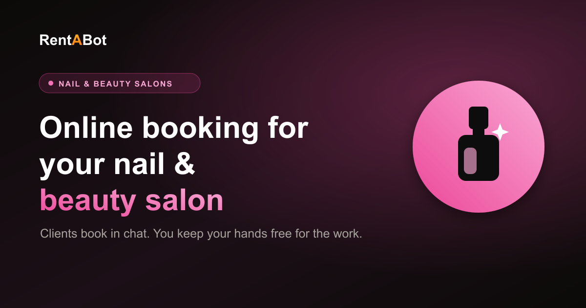 Online Booking for Nail & Beauty Salons: Let Clients Book in Chat