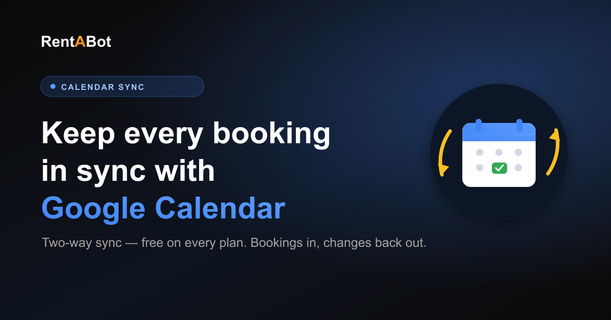 Keep Every Booking in Sync with Google Calendar