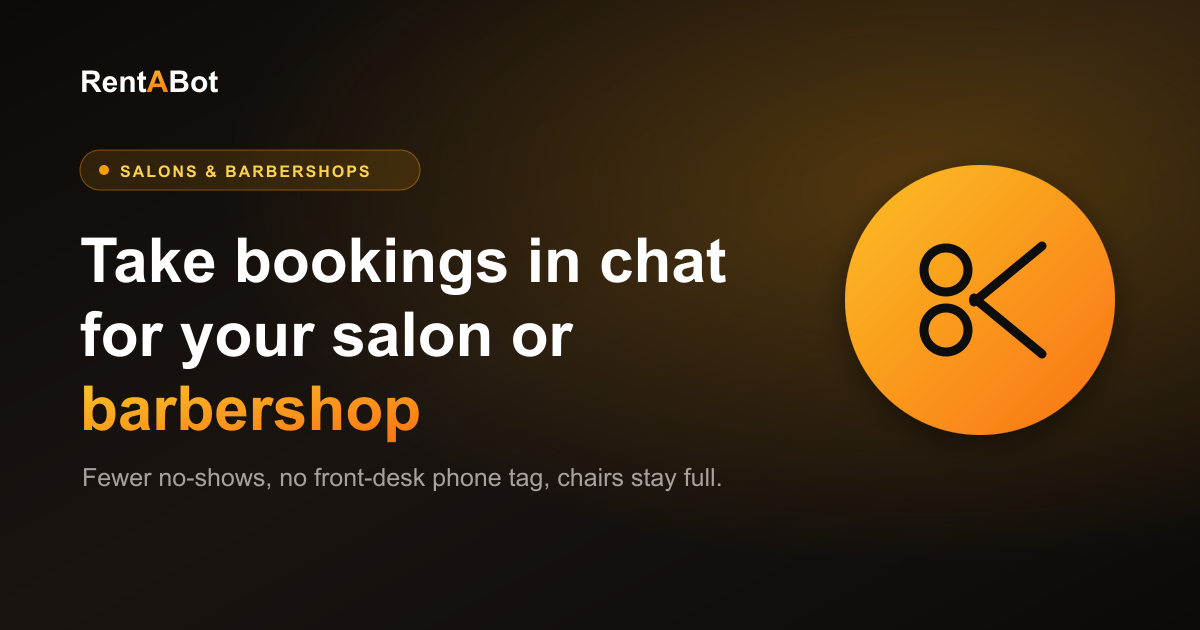 Online Booking for Salons & Barbershops: Let Clients Book in Chat